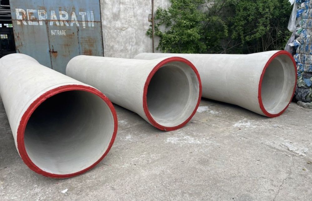 Vand tuburi din beton armat prefabricate cu dubla armatura