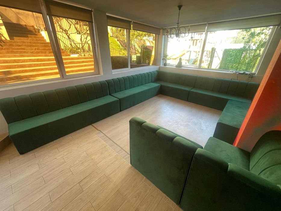 Canapele modulare, fotolii bar, cafenea, fast food, pizzerie