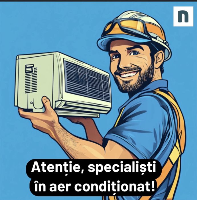 Montaj aere conditionate,igenizari aparate,incare ori ce tip de freon