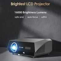 Videoproiector LED 16000 lumeni,AutoFocus,300 inch,Android 9, Nou Dura
