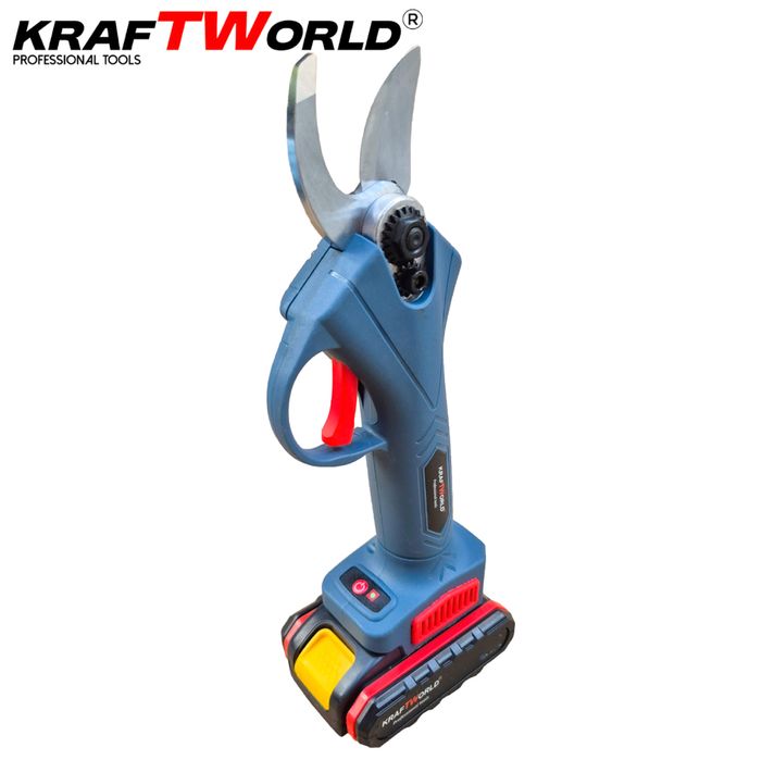Лозарска Ножица Акумулаторна Градинска ножица KraftWorld с 2 Батерии