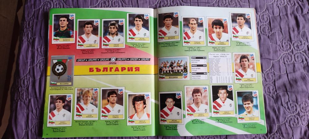 Албум със стикери САЩ 94