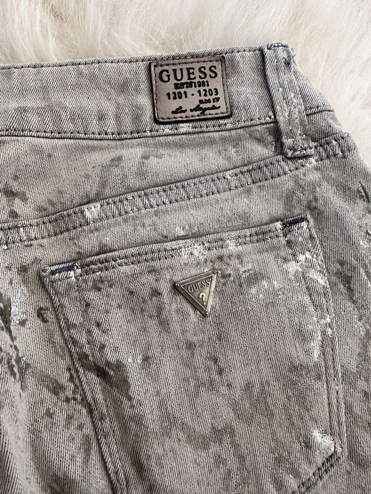 Дънки Guess със змийски принт Armani Collezioni