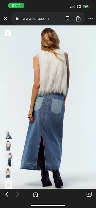 Zara топ екстравагантни топове с ресни