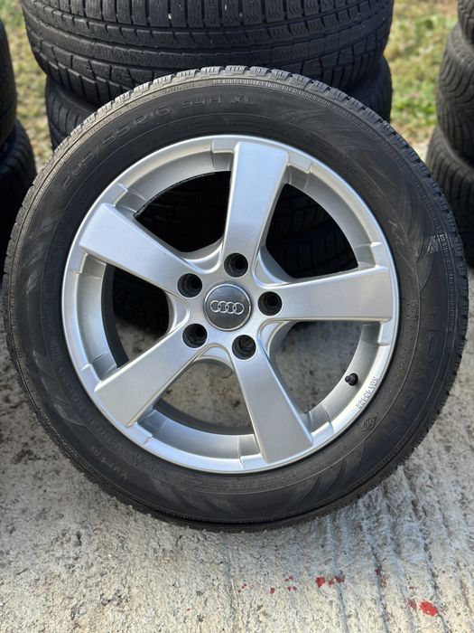Vand jante cu cauciucuri de iarna audi 205/55R16 5x112
