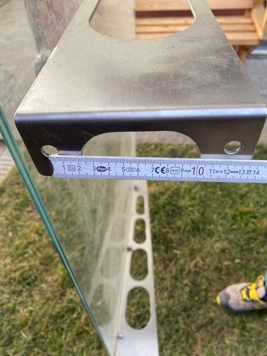 Copertina usa intrare exterioara sticla si inox