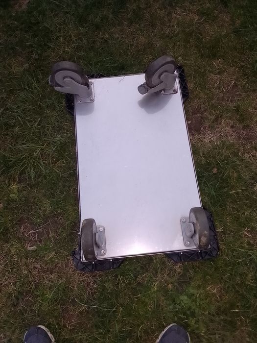 Vând platforma inox , proiect DIY, atelier , depozit