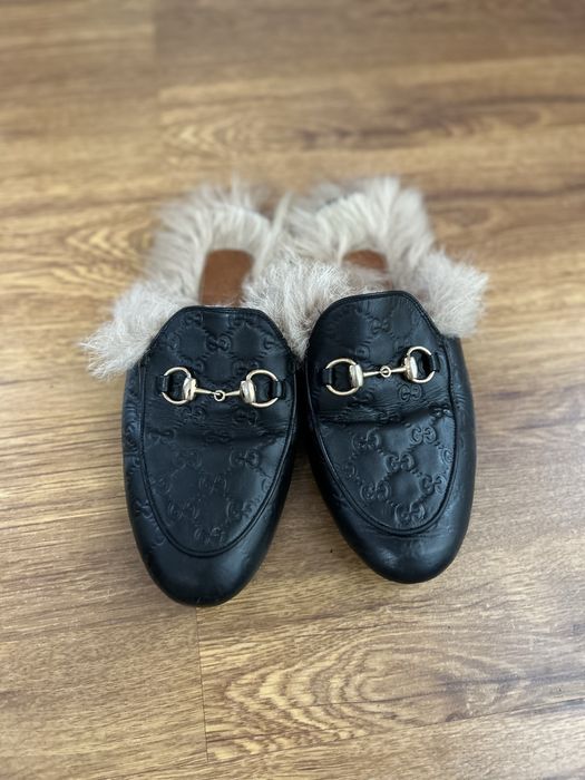 Papuci Gucci cu Blana