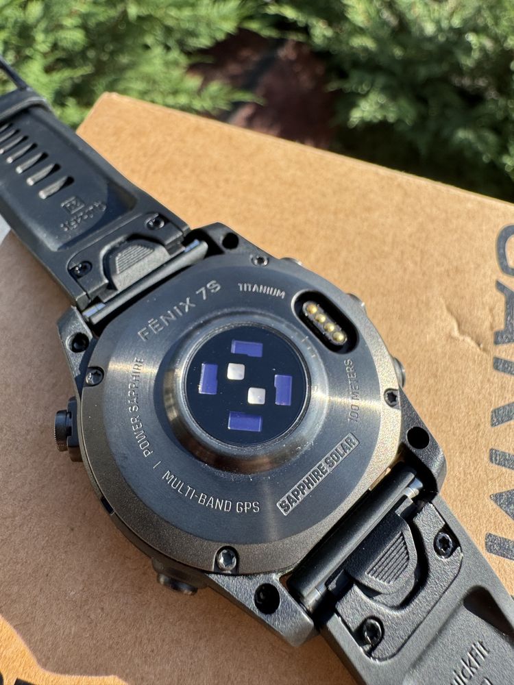 Garmin Fenix 7s Sapphire Solar Black