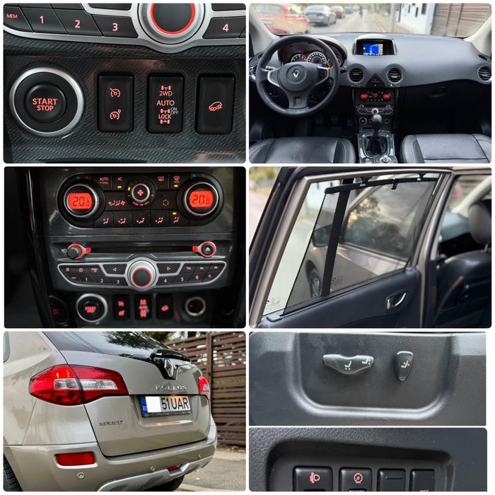 Renault koleos 2.0d 173 cp 4x4 piele navi stare impecabila