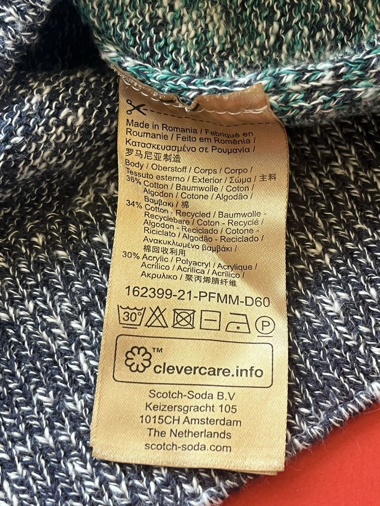 Scotch & Soda -Knitwear - пуловер размер ХЛ/  Оригинал