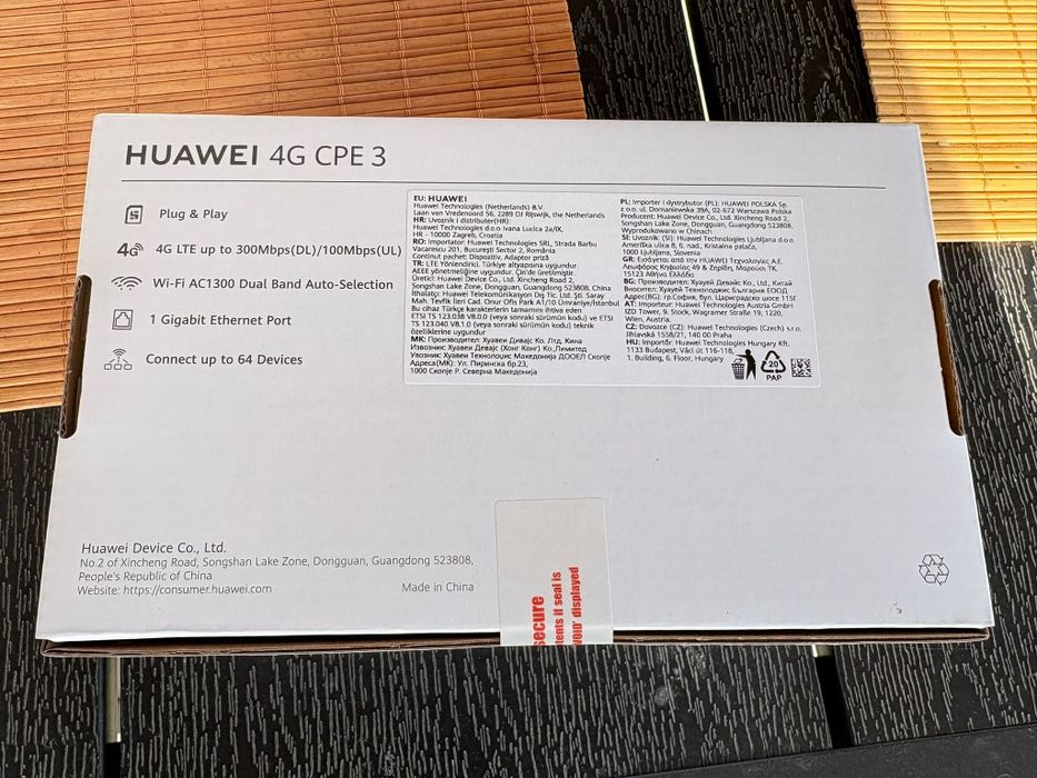 Huawei 4G CPE 3 Sigilat