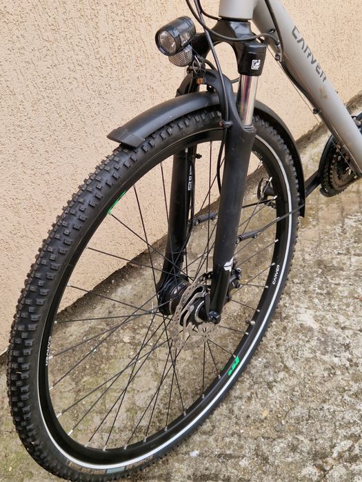 Carver Cinos 120 Super City Bike Shimano XT Bicicleta Aluminiu cadru L