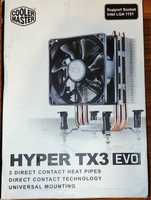 Cooler Procesor Cpu Cooler Master Hyper TX3 EVO  AMD/Intel NOU