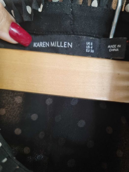 Дамска риза на точки Karen Millen, ,размер S