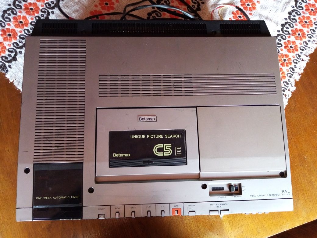 Sony betamax sl-c5e