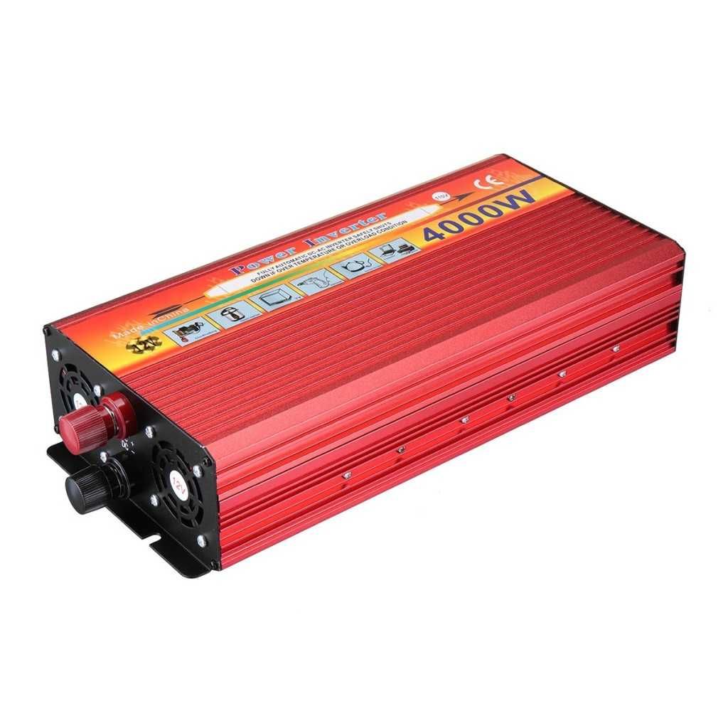 Инверторен преобразувател за ток с мощност 500W, 1000W, 2000W, 4000W