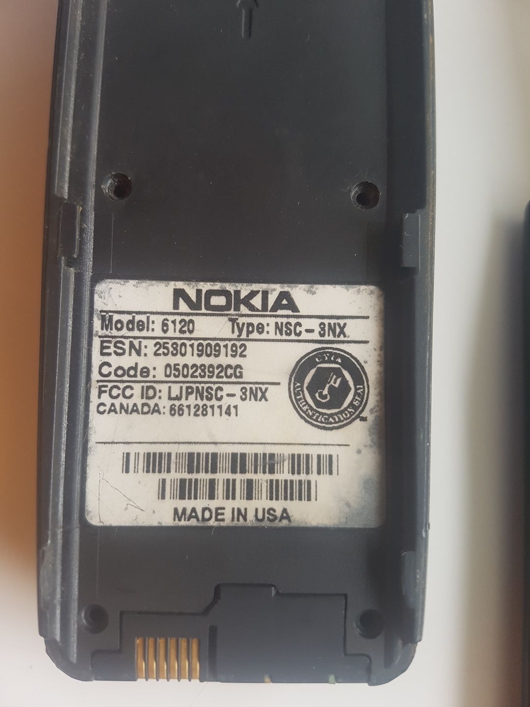 Nokia 6120, defect