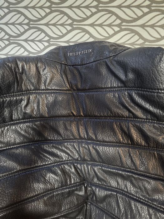 Кожено мъжко яке Philipp Plein