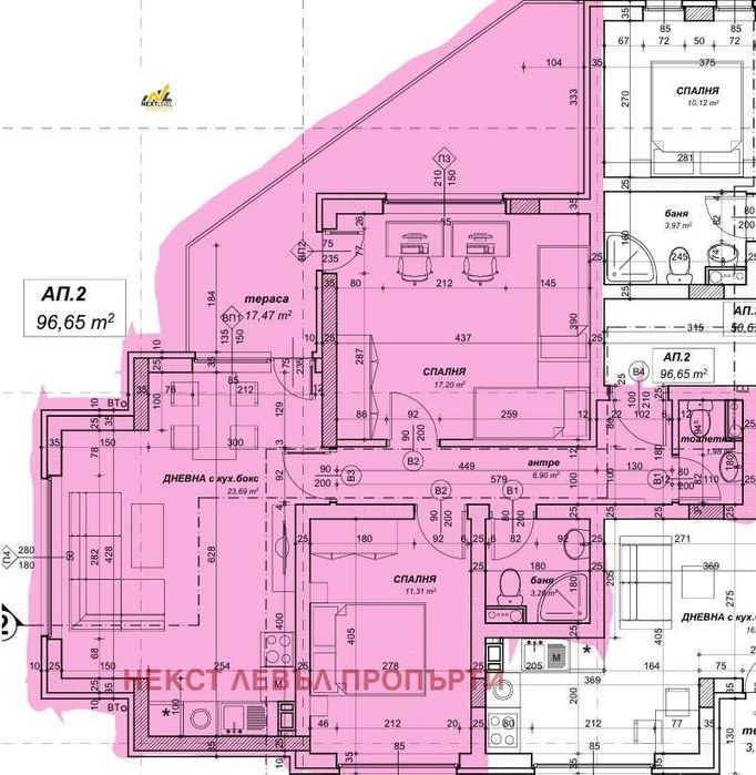 Продава се Тристаен апартамент в София, Овча купел 2 - 112 кв.м за 1495 €/кв.м - Снимка #3