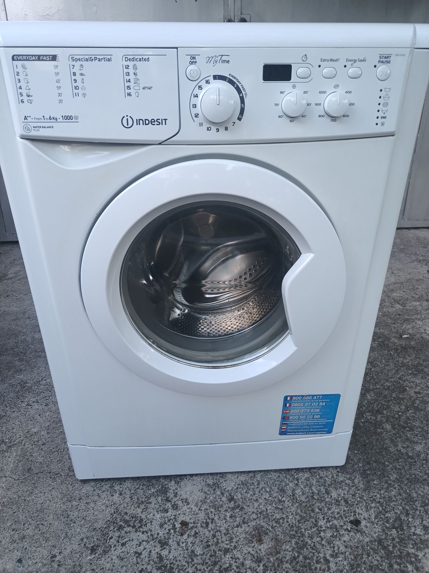 Пералня INDESIT 6 кг.