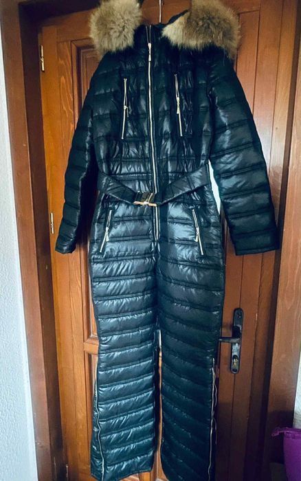 Salopeta Bogas marimea M cu blana naturala