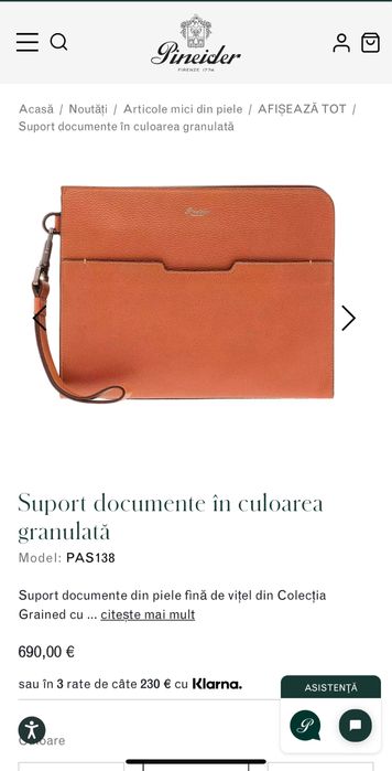 Mapa documente,Pineider