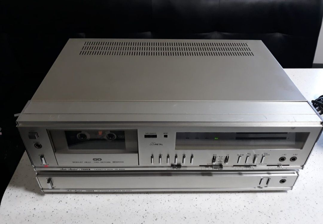Amplificator și casetofon deck Fisher 9000