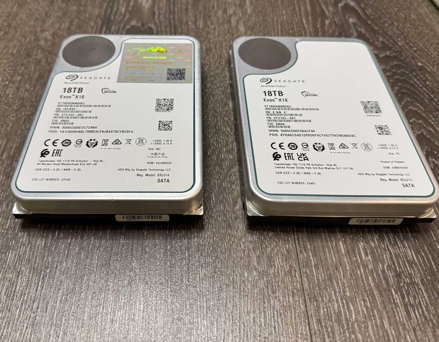 Hard disk HDD Seagate Exos 18 TB