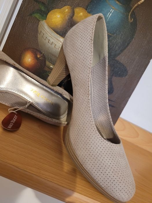 Pantofi dama Marco Tozzi produs nou piele naturala moale
