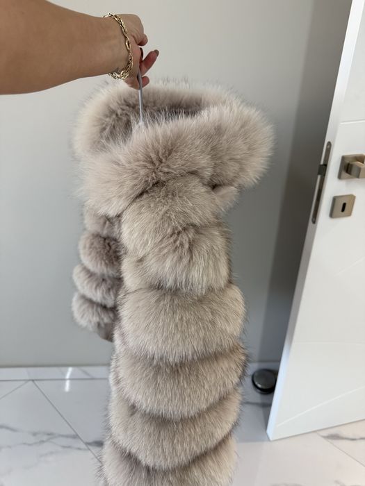 Палто естествен косъм