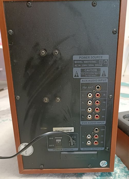 Boxe PC TV petrecere 5.1 Serioux HT5100C, 140W RMS, Rosu