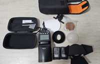 Blit Godox Speedlite V1 Nikon cu accesorii