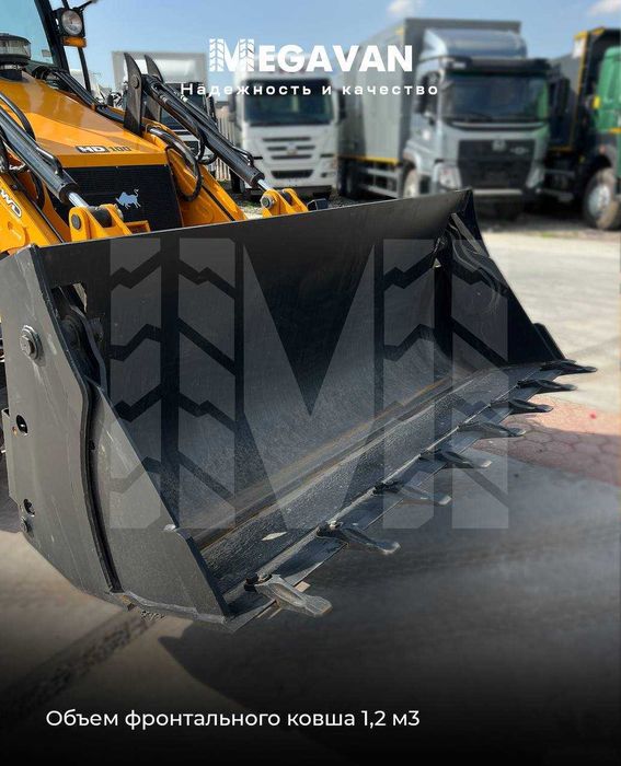 Эксковатор погрузчик BULL HD 100 INDIA