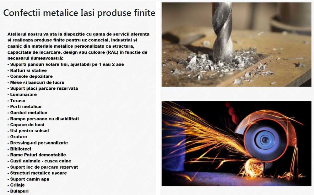 EMS Atelier confectii metalice Iasi - sudura argon, electric