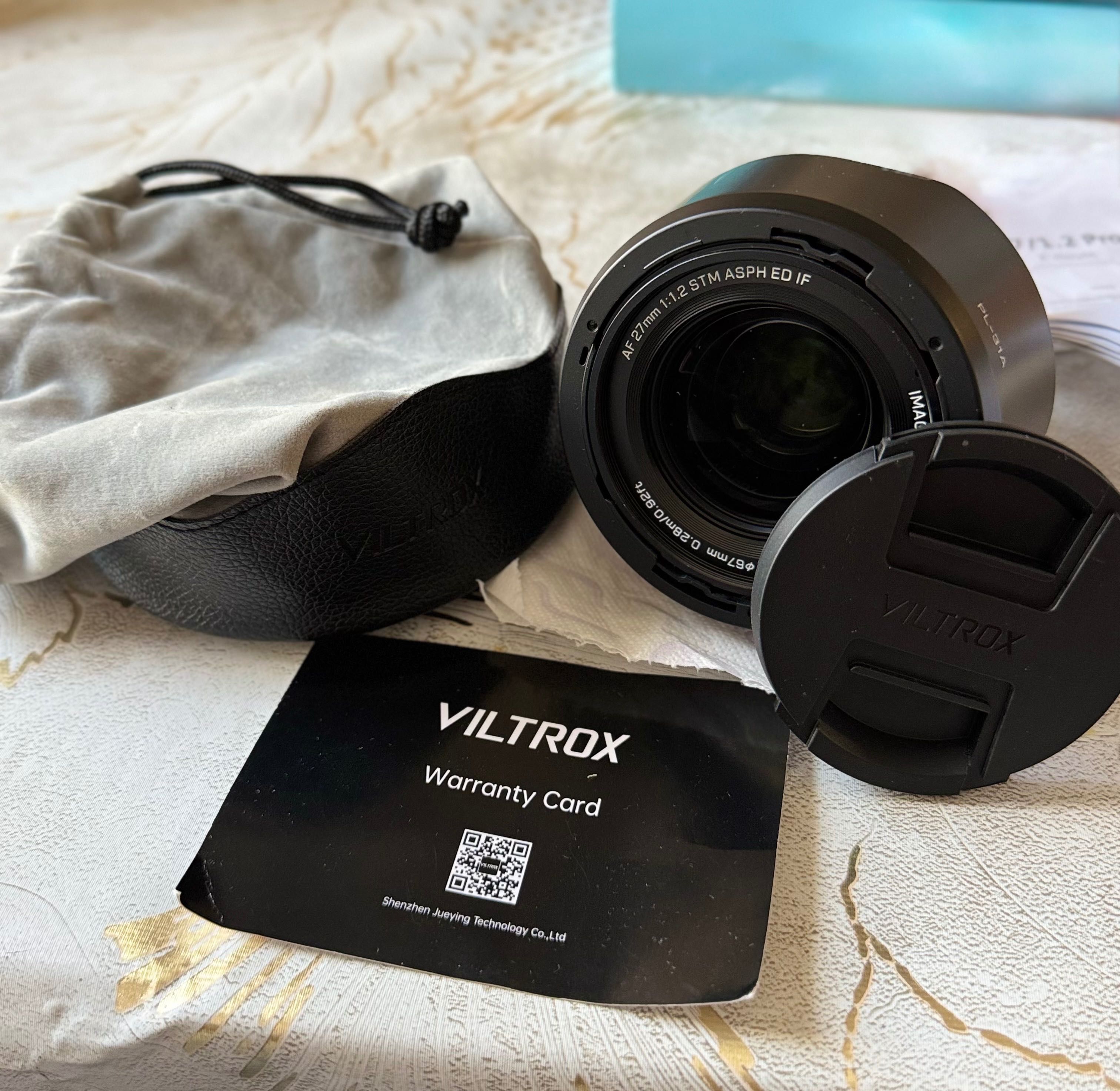 Viltrox PRO AF 27/1.2 XF – Отлично състояние,