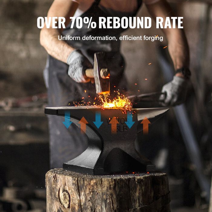 Nicovala cu Corn Simplu,Otel Turnat 29.9 kg,Gauri Rotunde si Patrate