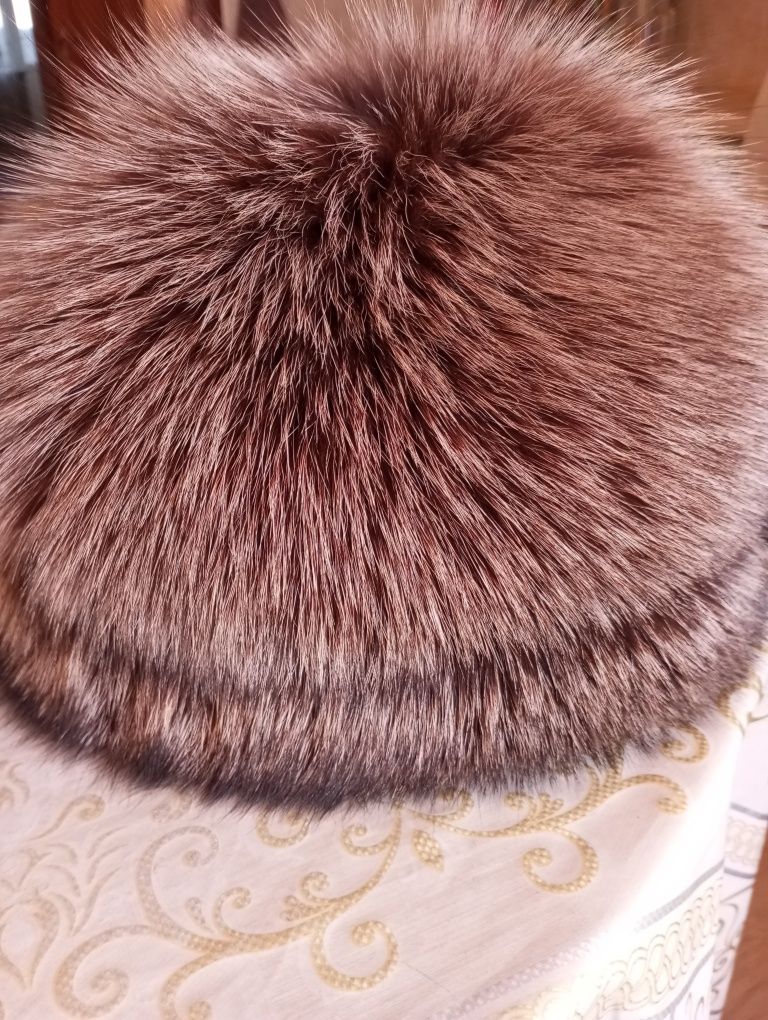 Шапка чернобурки