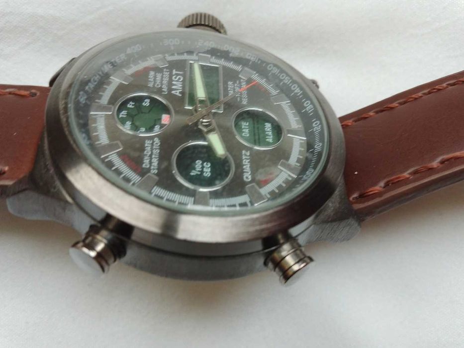 Ceas barbatesc AMST 3003 pentru uz Militar Survival, Drumetii, Camping