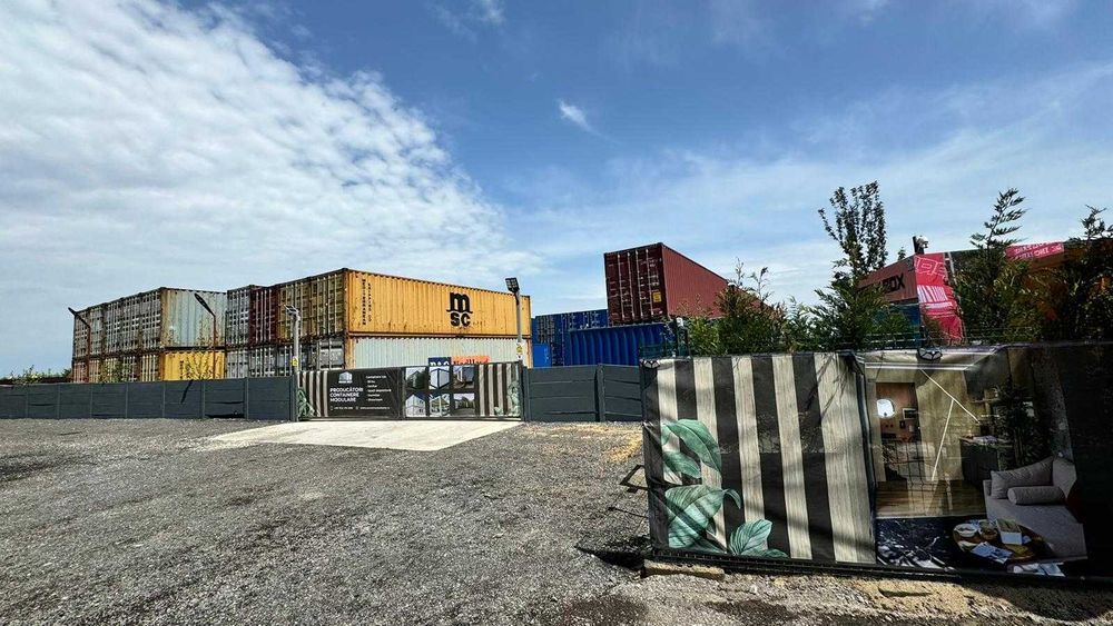 Containere maritime 40 HC alb 2017 7/10 Braila