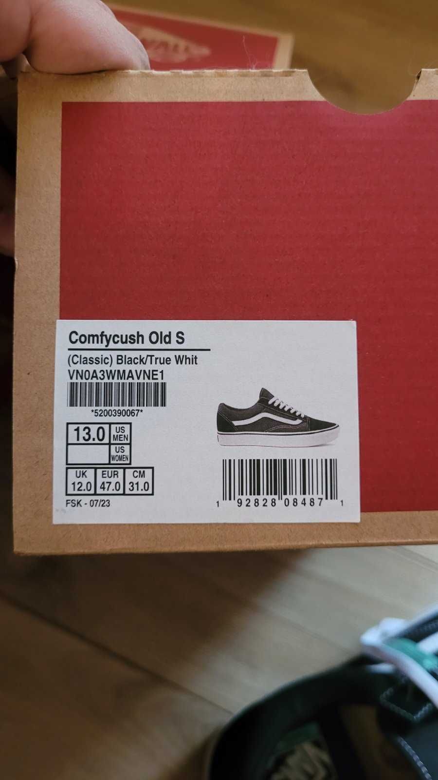 VANS ComfyCush Old Skool Черни EU47 UK12