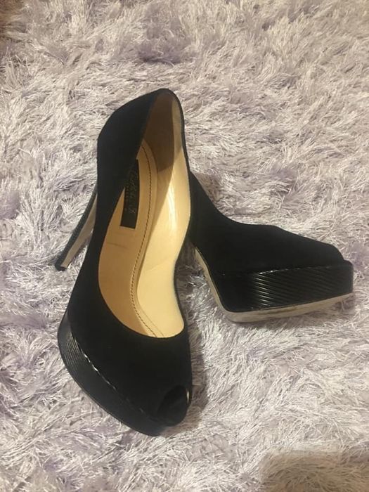 Pantofi Musette piele intoarsa