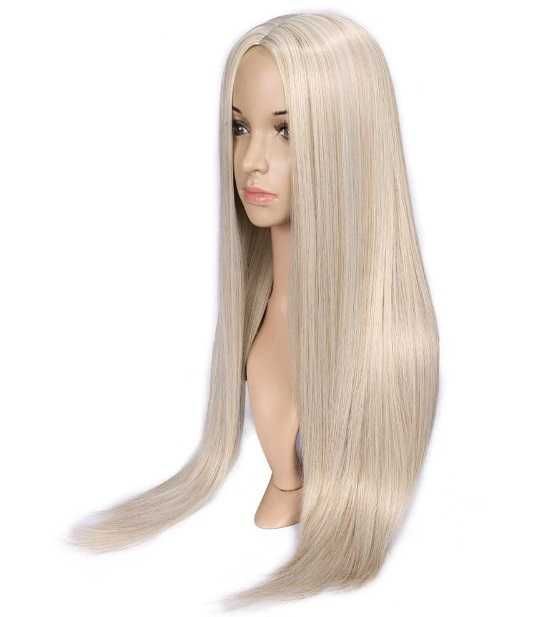 Peruca superba saten,blond ombre suvite valuri bob calitate ca natural