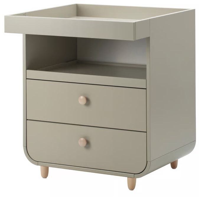 Patut MYLLRA ikea + masa infasat MYLLRA bej / unicat in RO