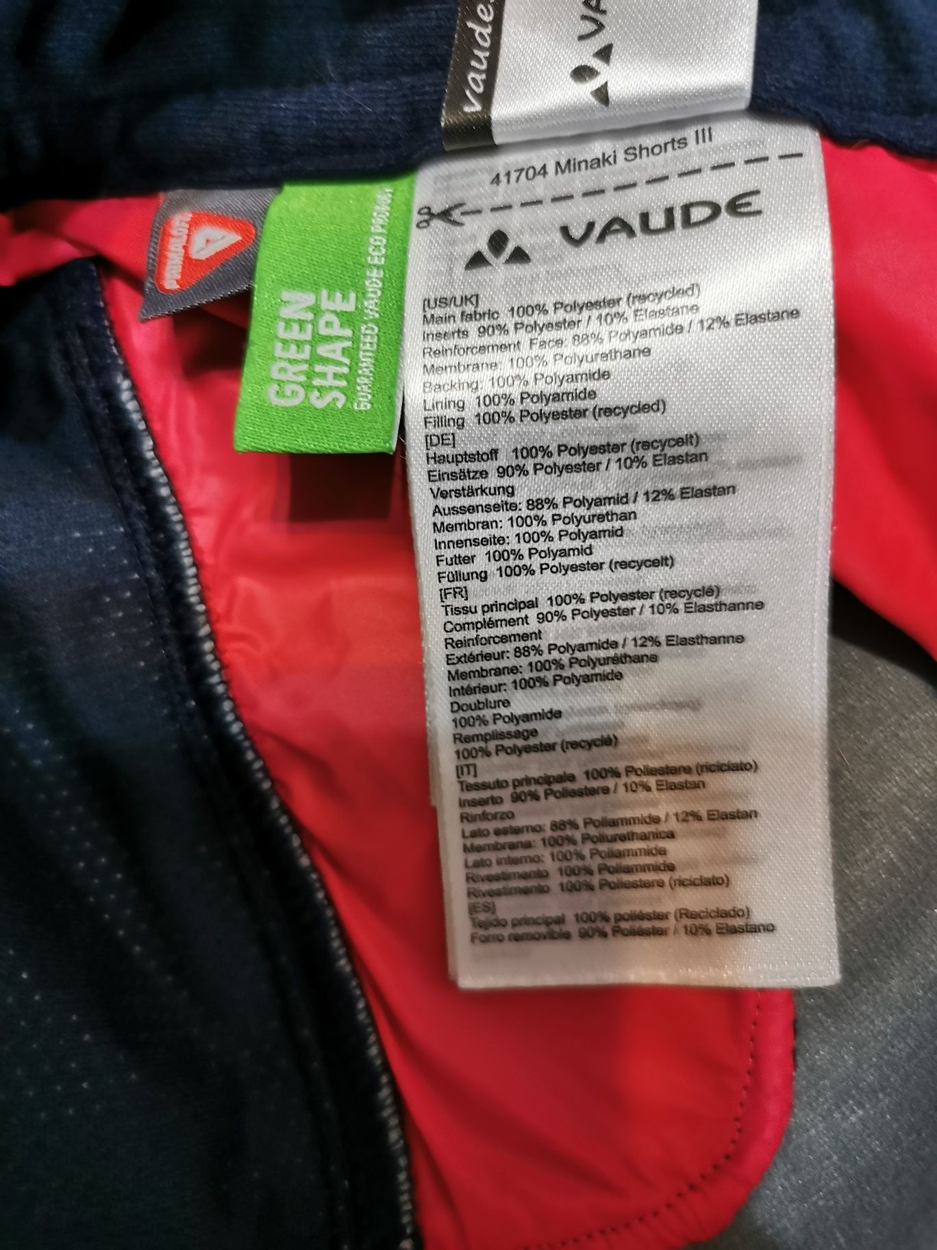 Pantaloni profesionali Vaude Minaki III bike bărbați, outdoor