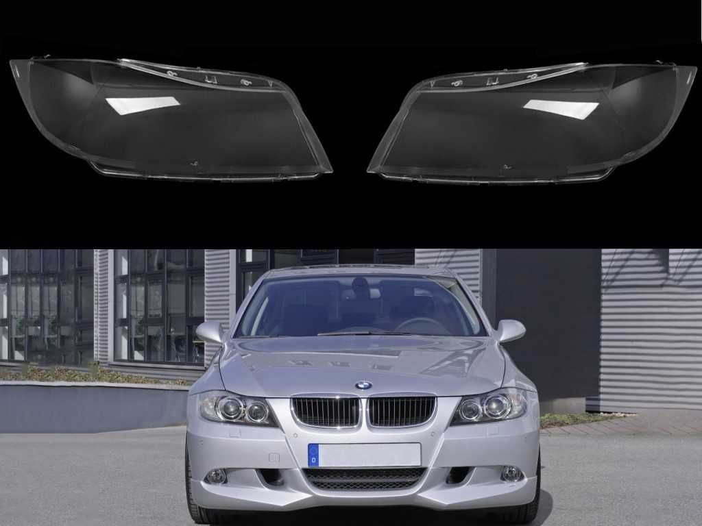 Комплект Стъкла за фарове BMW 3 E90 - за фар с Xenon (2004-2011)/БМВ