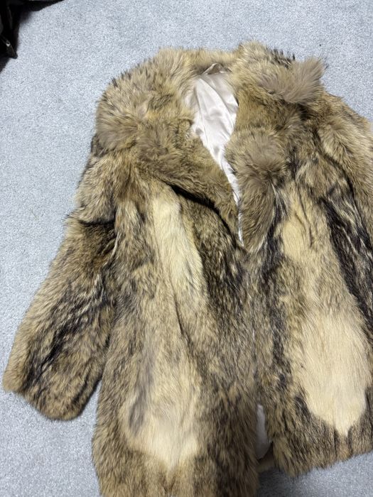 Blana naturala de coiot marimea S