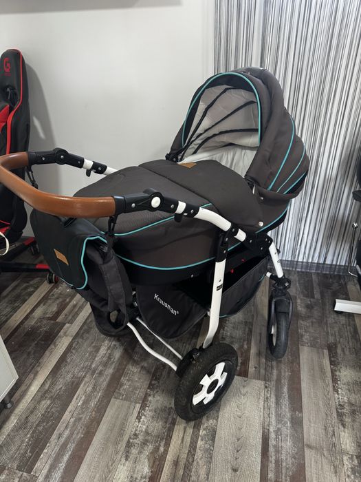 Krausman – Carucior 3 in 1 Ride Dark Grey-Turqoise – Testat ADAC