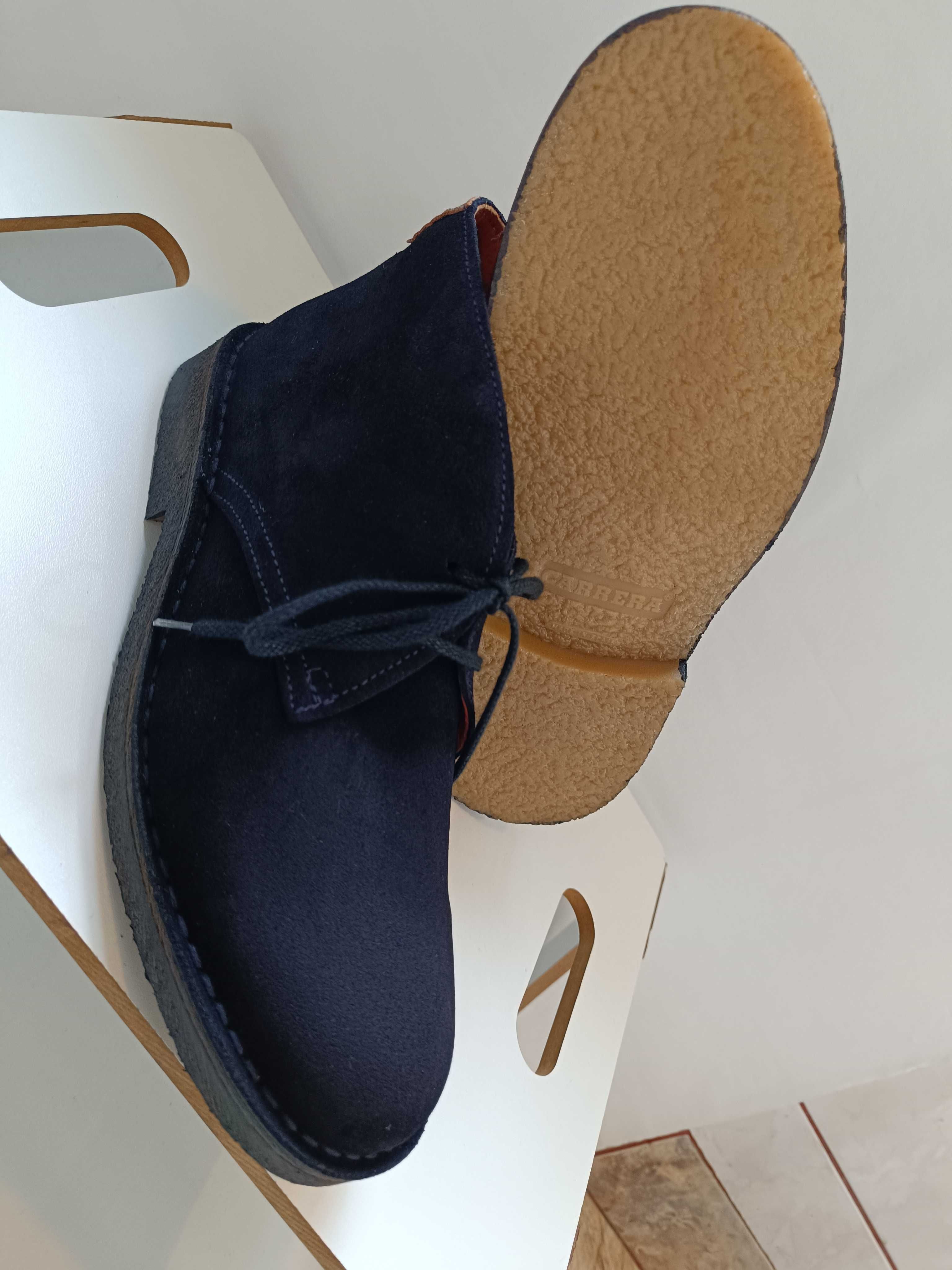 Ghete chukka 40 premium Carrera NOI piele naturala moale