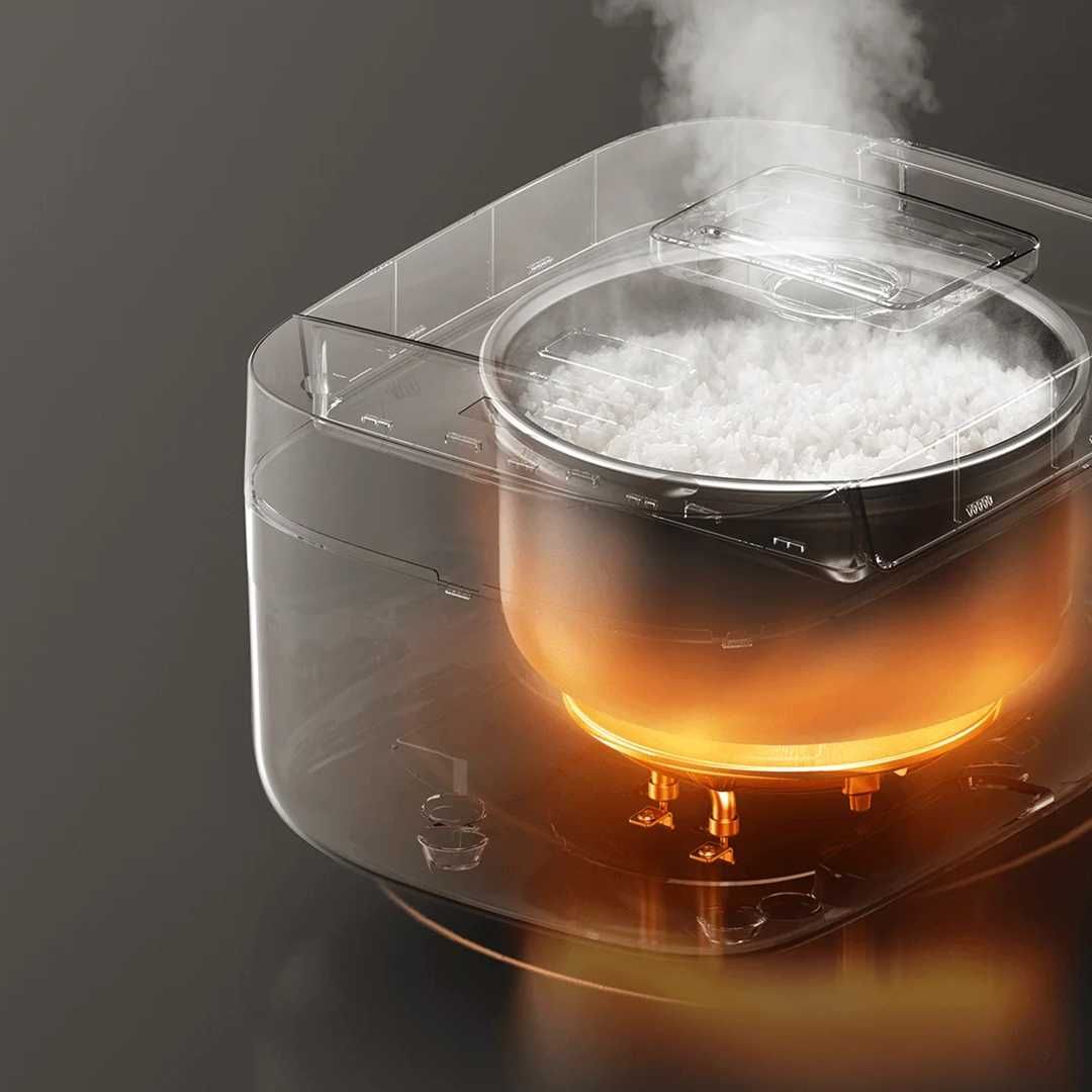 Умная мультиварка-рисоварка Xiaomi Smart Rice Cooker Global, 3 л белый